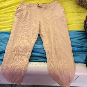 Light pink joggers